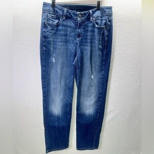 Lane Bryant‎ Straight Leg Jeans Womens 14R Plus size Stretch Blue Denim 2061